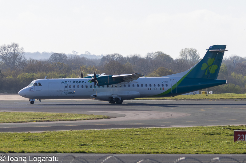 Aer Lingus plane ready for takeoff